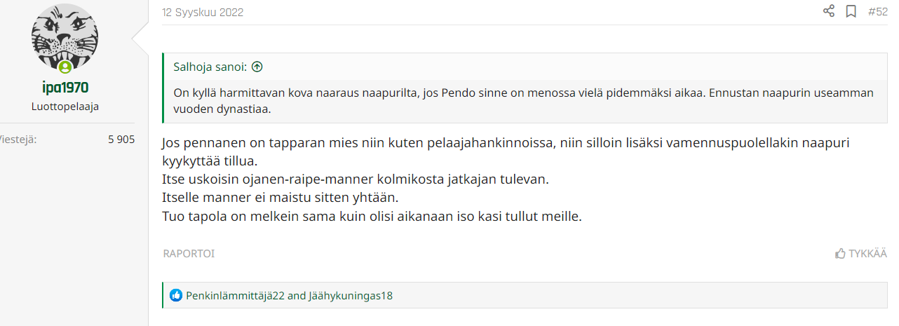 Jouko Myrrä - Ilveksen päävalmentaja 2019-2022 | Sivu 249 | Ilvesfoorumi -  Ilves-kannattajien oma keskustelupalsta