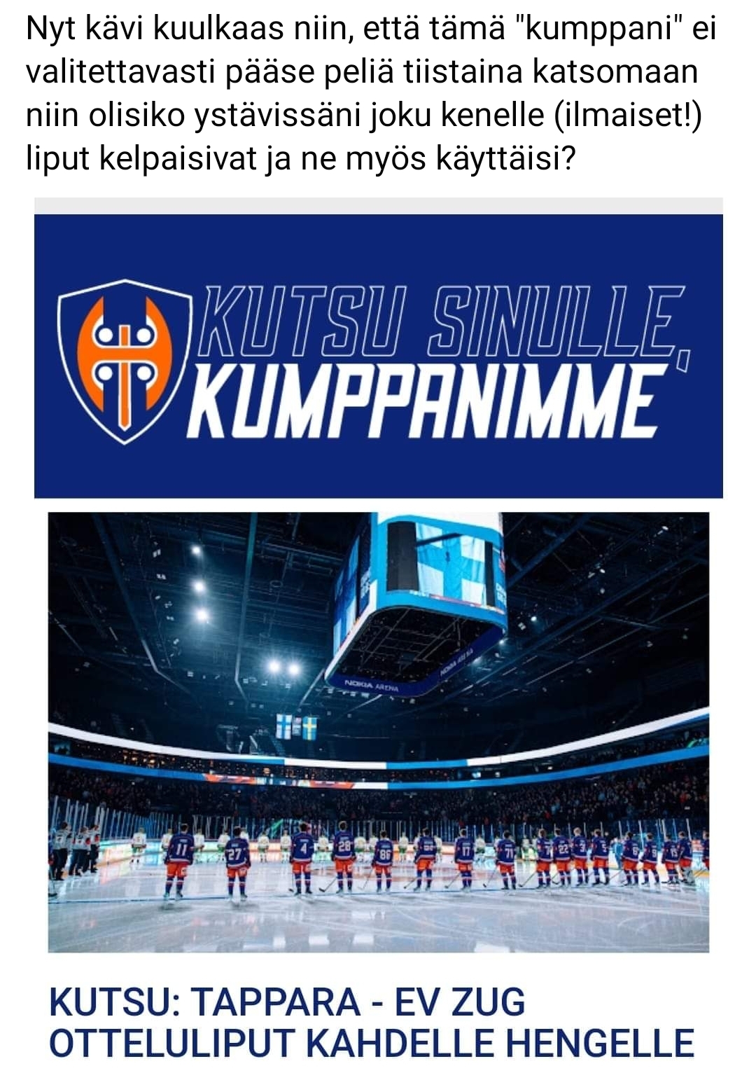 Tampereen Tappara | Sivu 267 | Ilvesfoorumi - Ilves-kannattajien oma  keskustelupalsta